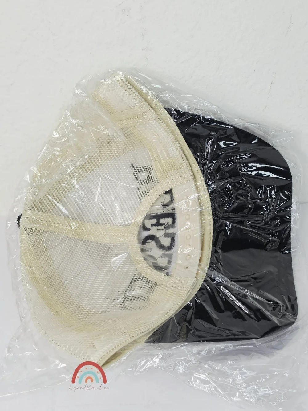 New! Blessed Mesh Trucker Hat in Black